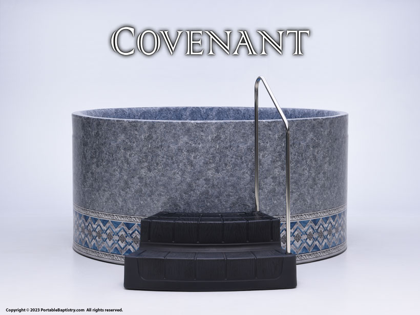 Portable Baptistry Covenant Motif