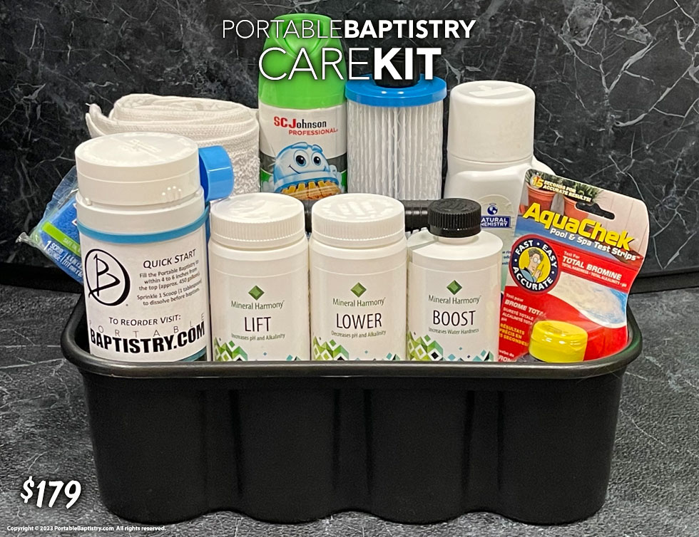 Portable Baptistry Care Kit