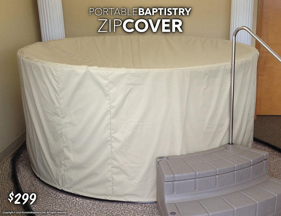 Portable Baptistry Zip Cover